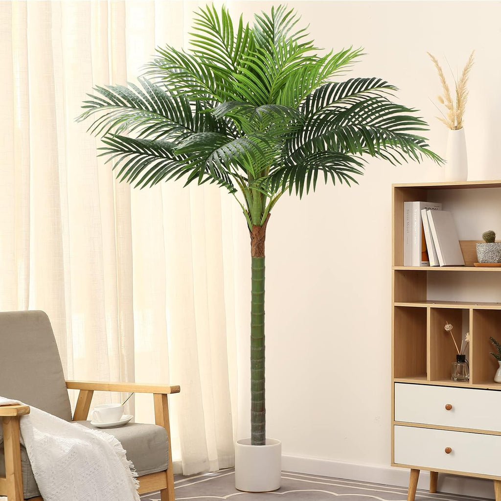Palm Tree Artificial Tropical Plant 6FT Tall Faux Plants Indoor Fake Floor Plants Decorative Palm Tree House Large