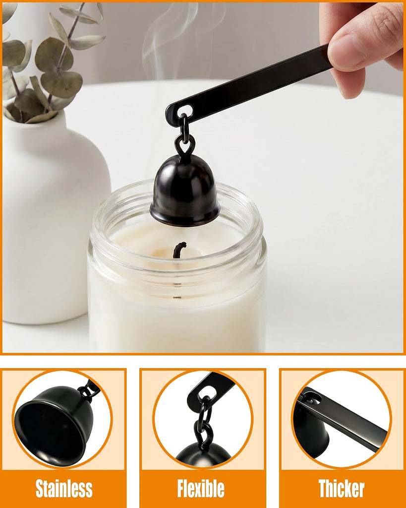 5 in 1 Candle Accessory Set, Matte Black