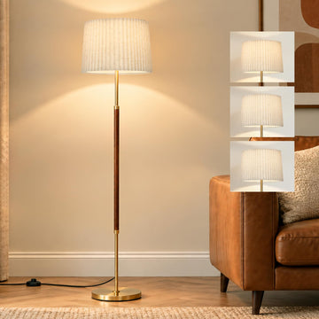 65 Inch Tall Gold Vintage Floor Lamp