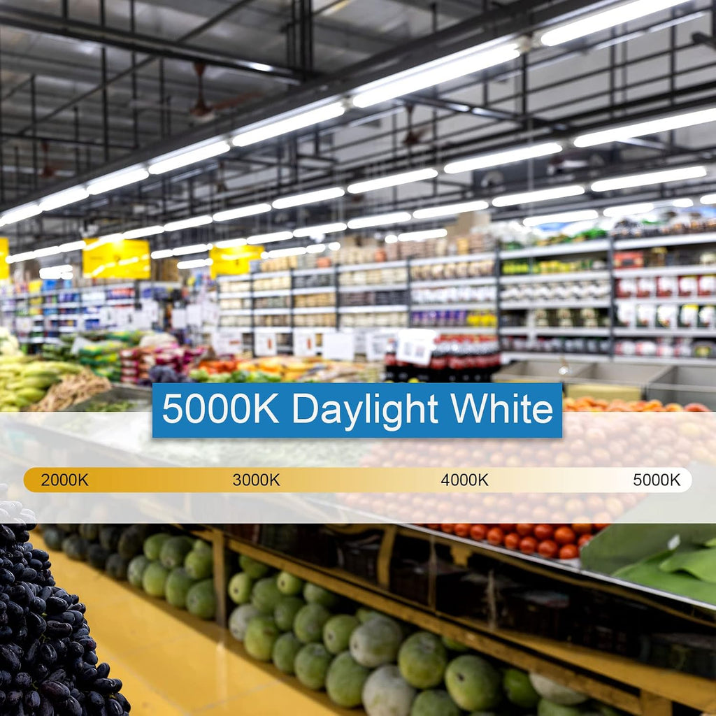 T8 LED Bulbs 4 Foot, 25-Pack 4FT LED Shop Light Tubes, 36W 4680LM 5000K Daylight White, T8 T10 T12 Fluorescent