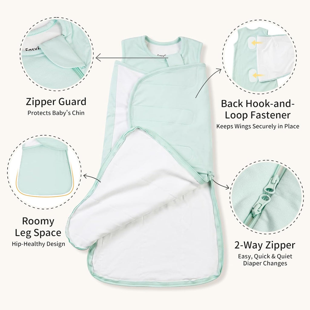 Rayon Made from Bamboo Baby Sleep Sack Swaddle 1.0 TOG