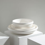 Verso 12-Piece Dinnerware Set Porcelain, White