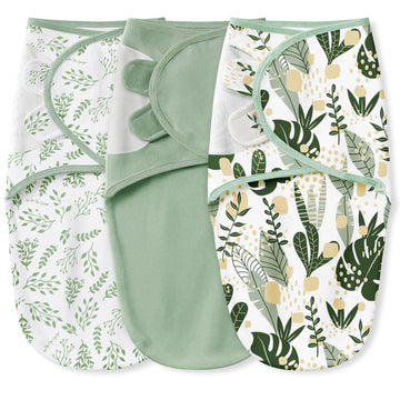 Baby Swaddles for Newborns 100% Organic Cotton, Adjustable Swaddle Sleep Sack Swaddle Sack