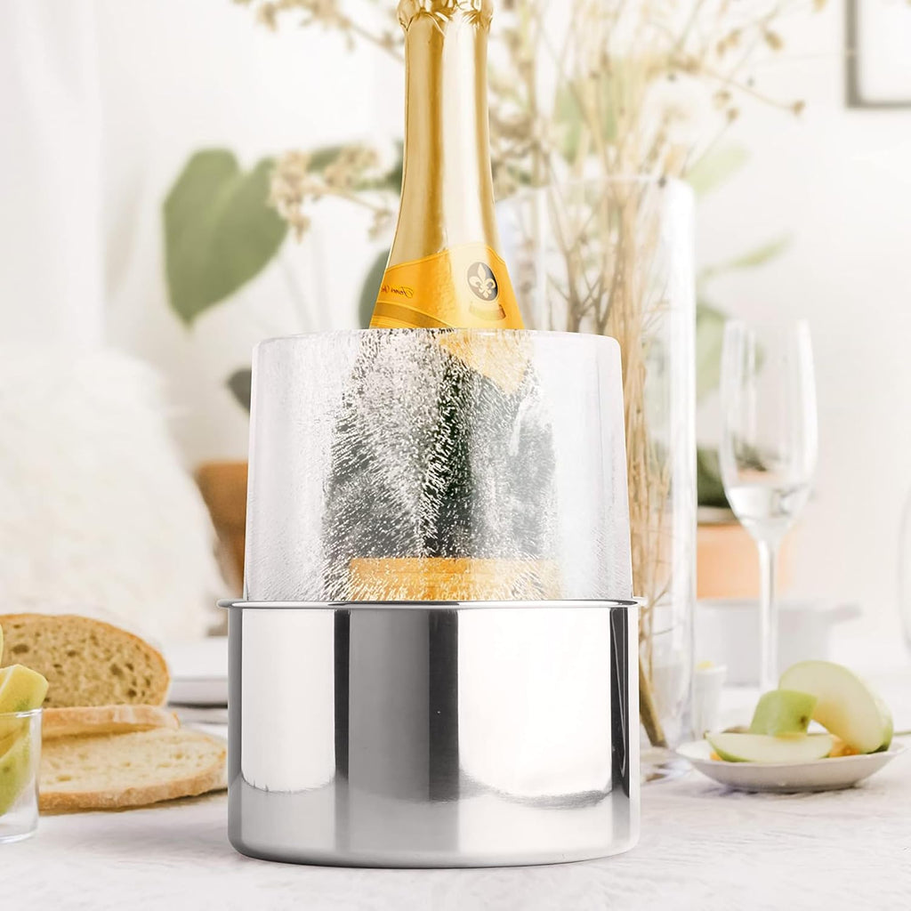 Champagne Ice Bucket Mold, DIY Floral Party Wine Chiller Server