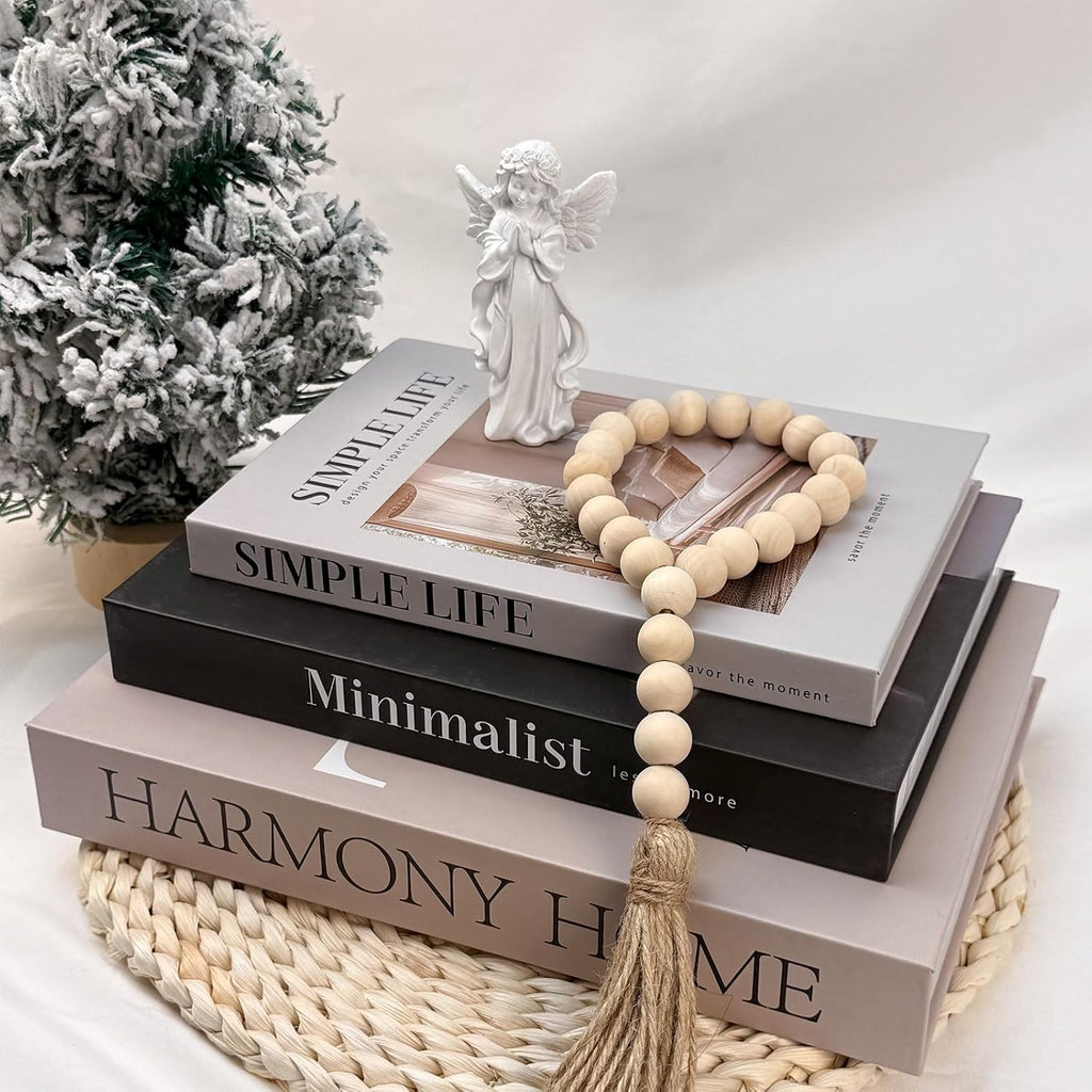 Beautiful Coffee Table Books, Neutral Fashion Decorative Books Bookshelf, Modern Room Decor Aesthetic, Fake Faux Book