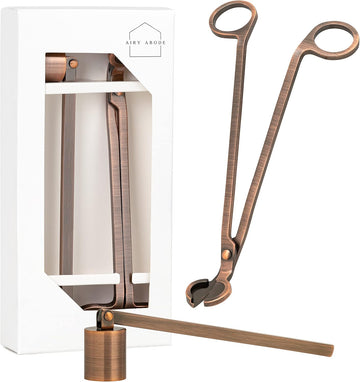 Candle Wick Trimmer and Candle Snuffer Accessory Set - Pick Your Color