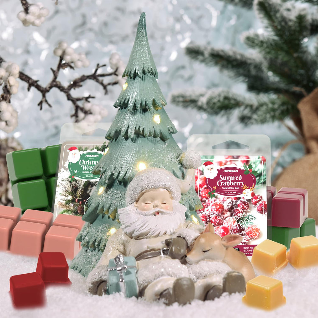 Winter Scented Wax Melts, Holiday Soy Wax Cubes for Wax Warmer