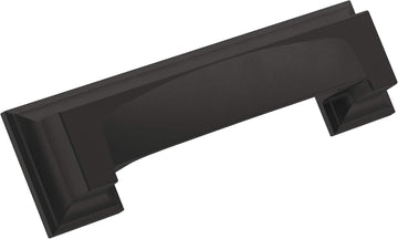 | Cabinet Cup Pull | Matte Black | 3 inch & 3-3/4 inch (76mm & 96 mm) Center to Center | Appoint | 1 Pack | Drawer Pull