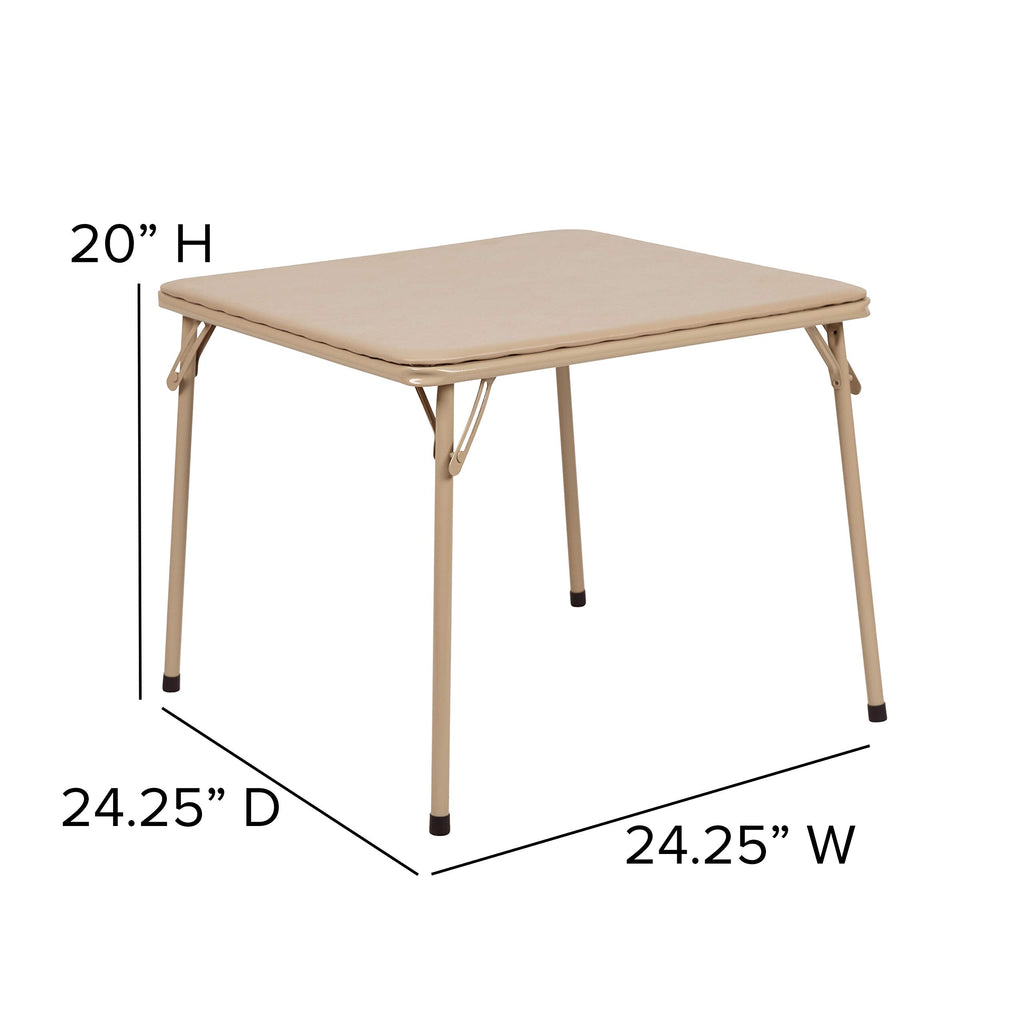 Mindy Kids Folding Table, Tan