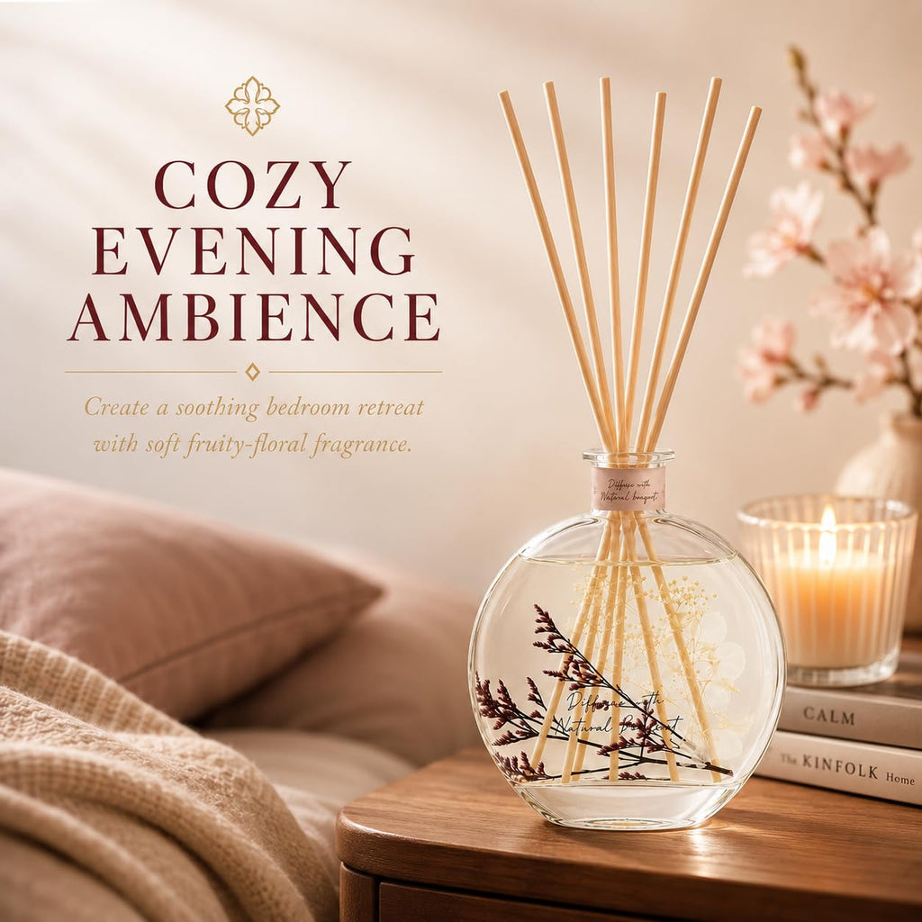 Black Cherry Reed Diffuser, 3.34 Fl Oz