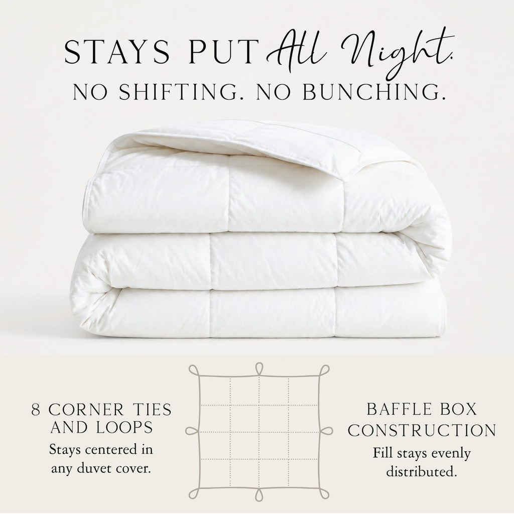 Bamboo Viscose Duvet Insert, King/Cal King Size, All Season