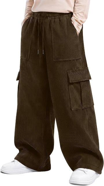 Boys Corduroy Cargo Pants