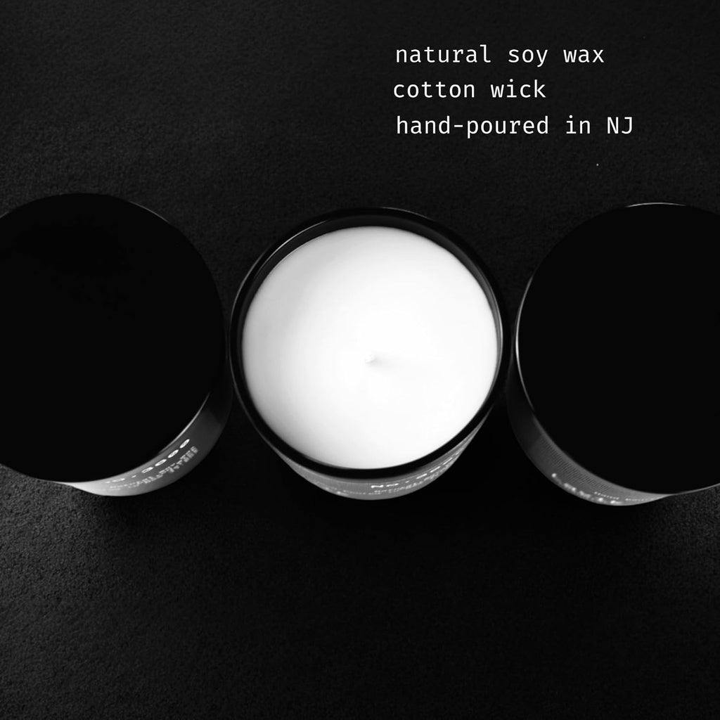 Luxury 11.50oz Scented Candle with grounding Base Notes of Birch, Cedarwood, Musk, Oakmoss, and Patchouli. Natural - Set of 115