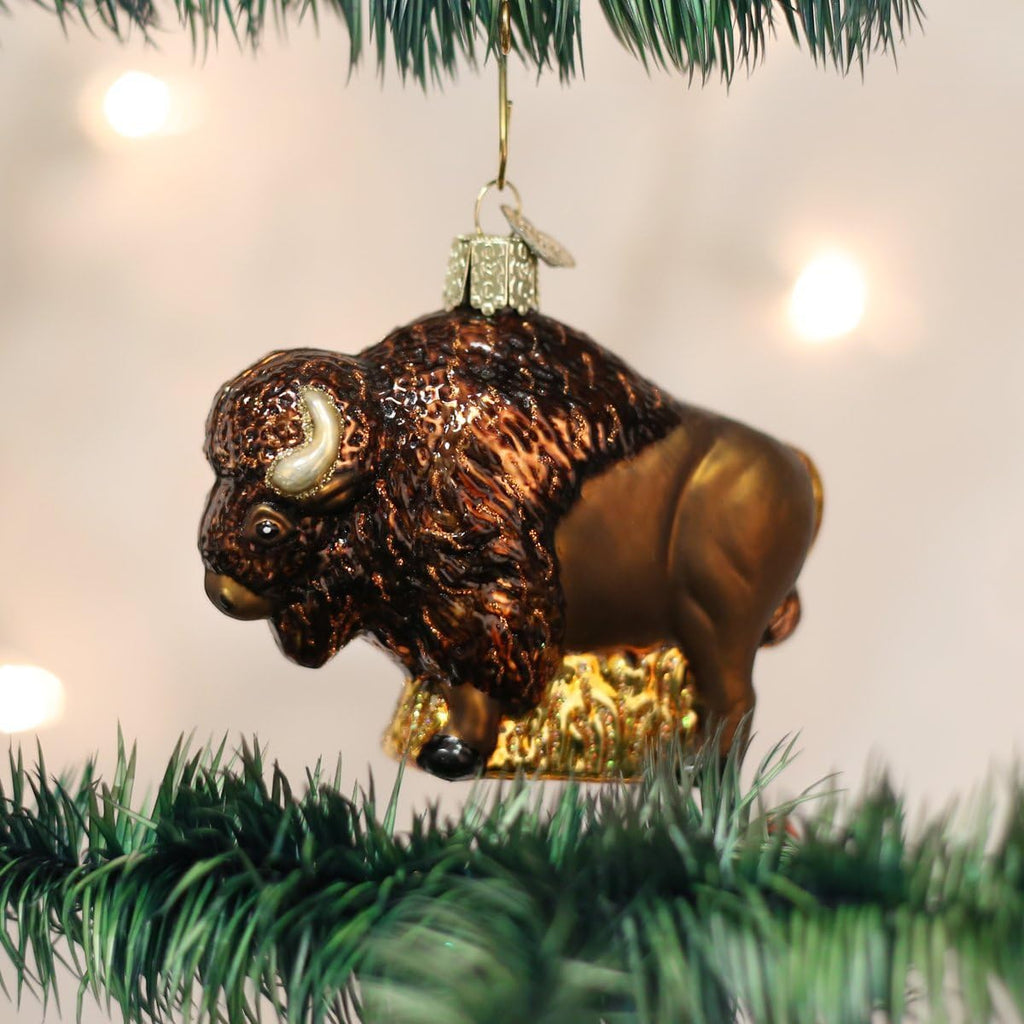 Ornaments: Buffalo Glass Blown Ornaments (12131)