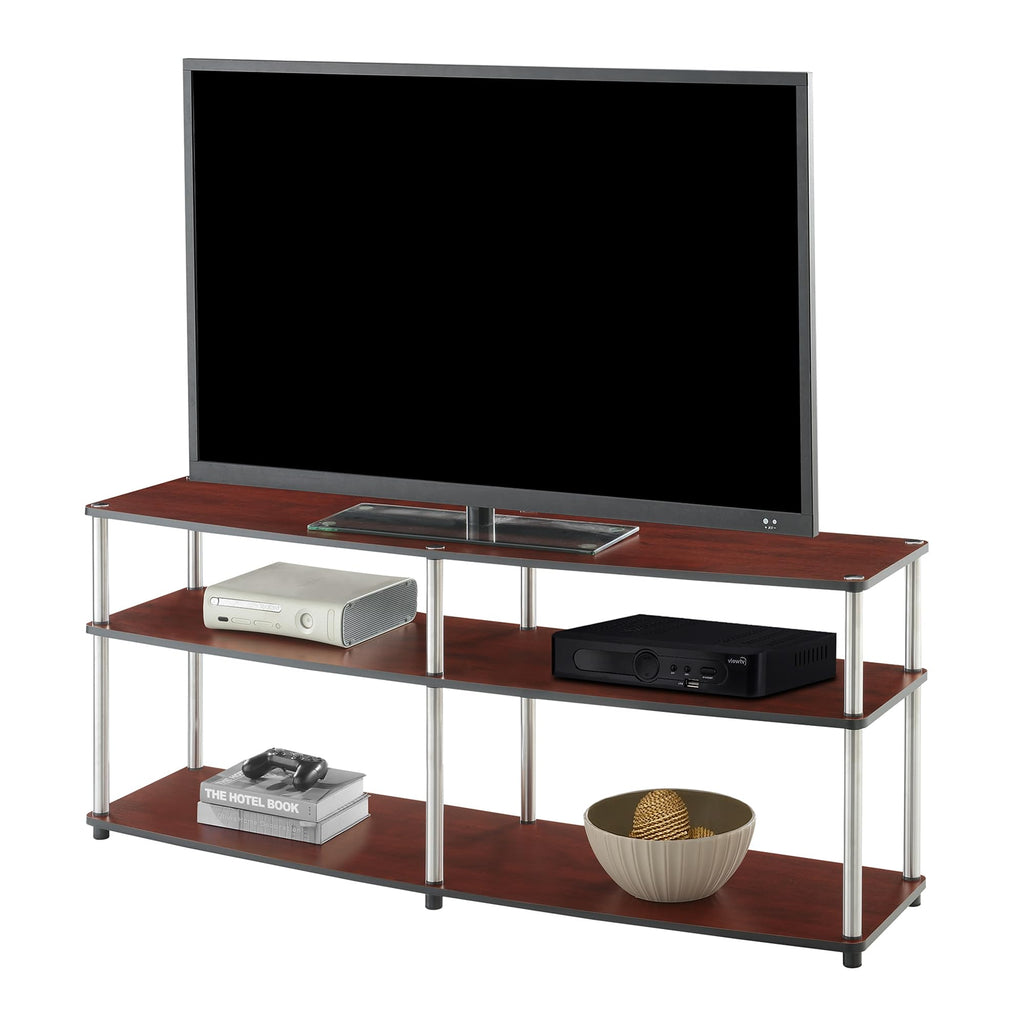 Concepts Designs2Go 3 Tier 60" TV Stand, Cherry