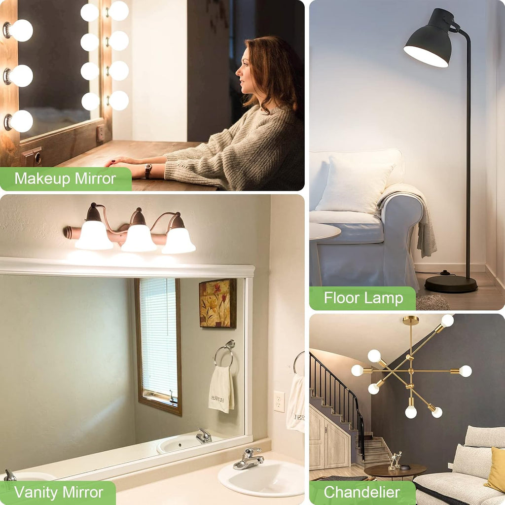 8 Pack LED Vanity Light Bulbs 4000K Natural Daylight