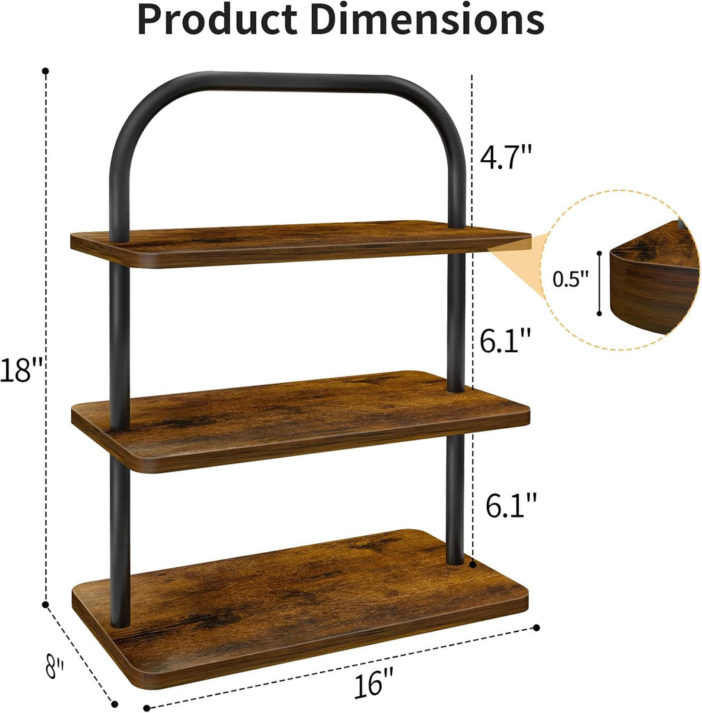Cupcake Stand, 3 Tier Wood Cupcake Stand for 50 Cupcakes Large Dessert Stand Cupcake Display Stand Cupcake Tower