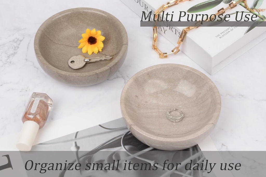 Jewelry Dish,Natural Marble Jewelry Dish,Trinket Tray,Ring Holder,Key Bowl,Unique Jewelry Tray Decoration,Mother's