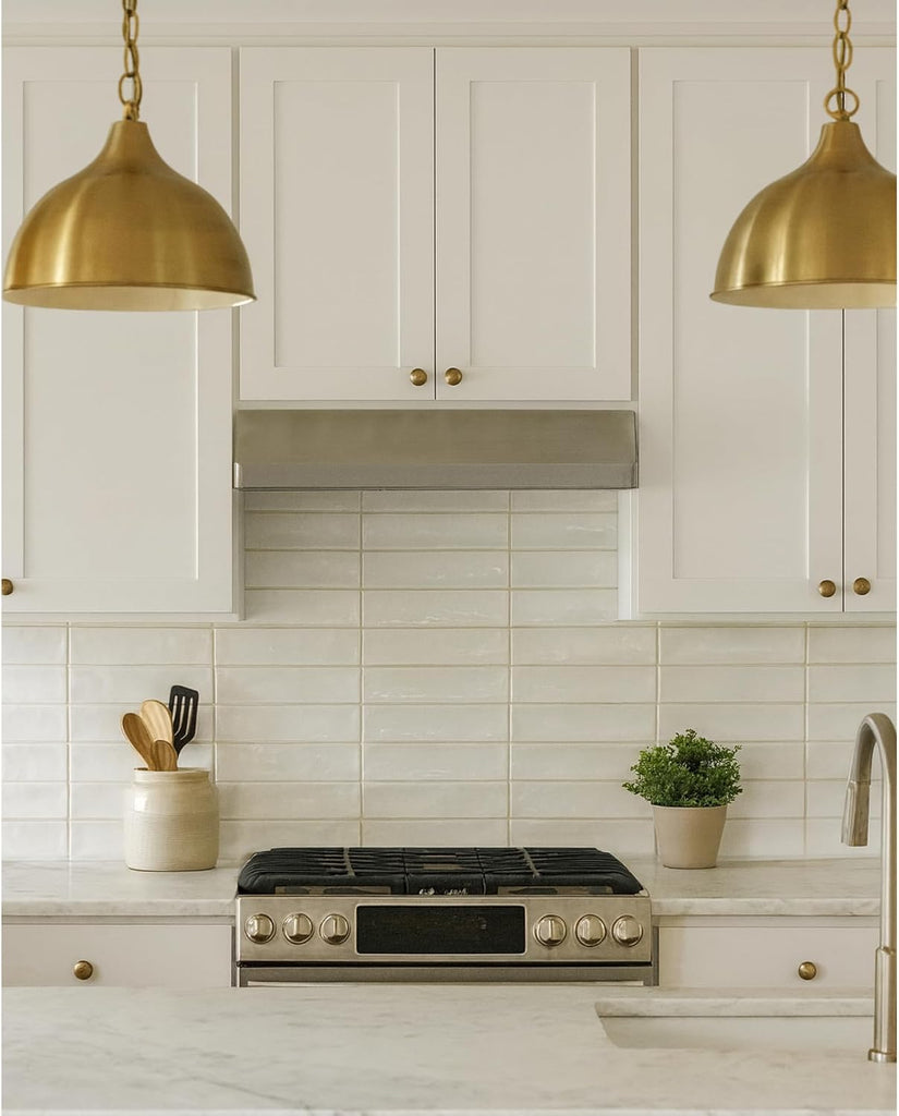 Pure White Glossy Porcelain Subway Zellige Look Tile-2"x8" Wall and Floor, Backsplash , Shower,Fireplace Accent-Great