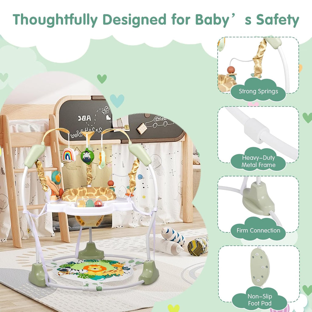 Bouncer Jumper Activity Center, in-1 Baby Play Station for 6+ Months