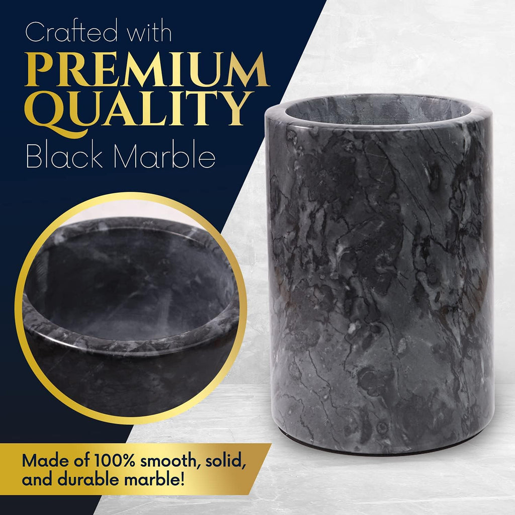 Marble Wine Chiller Bucket - Wine & Champagne Cooler for Parties, Dinner - Keep Wine & Beverages Cold, Wine Chillers