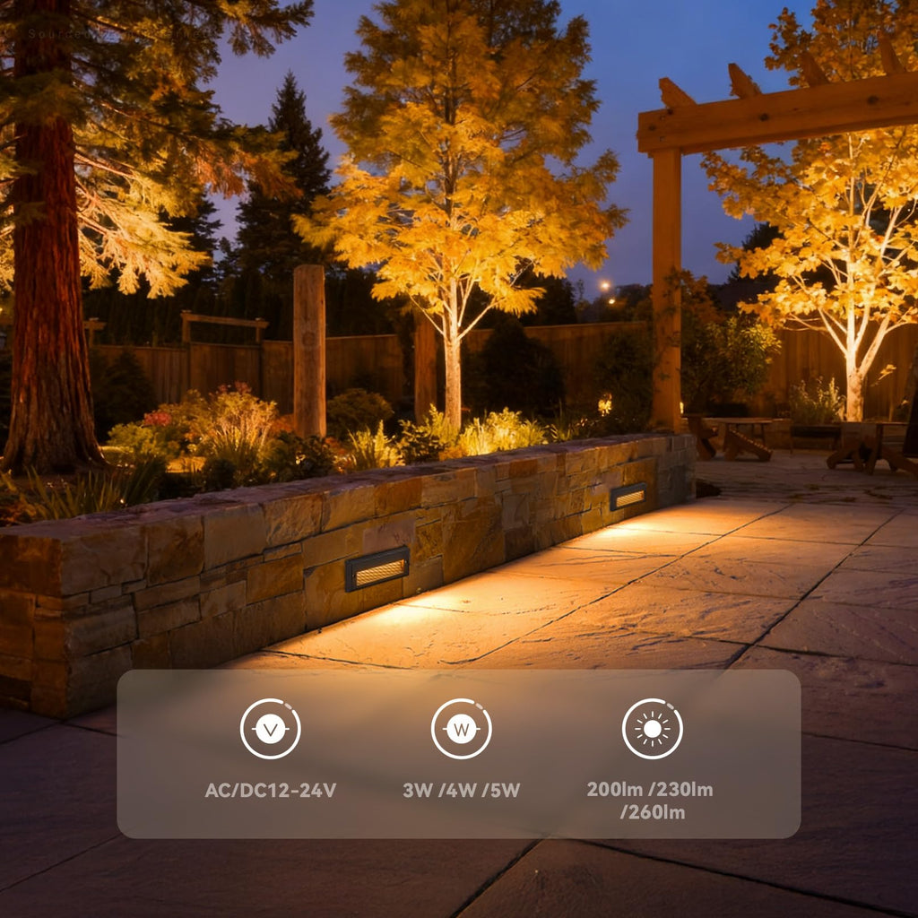 Dimmable 9 Inch 5CCT Low Voltage LED Step Lights