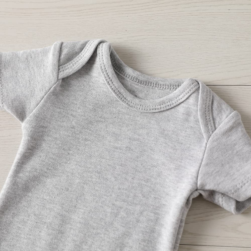 Prayed One Blessed Two Twin Outfits For Boy And Girl Newborn Twins Baby Items Must Haves bodysuit gray