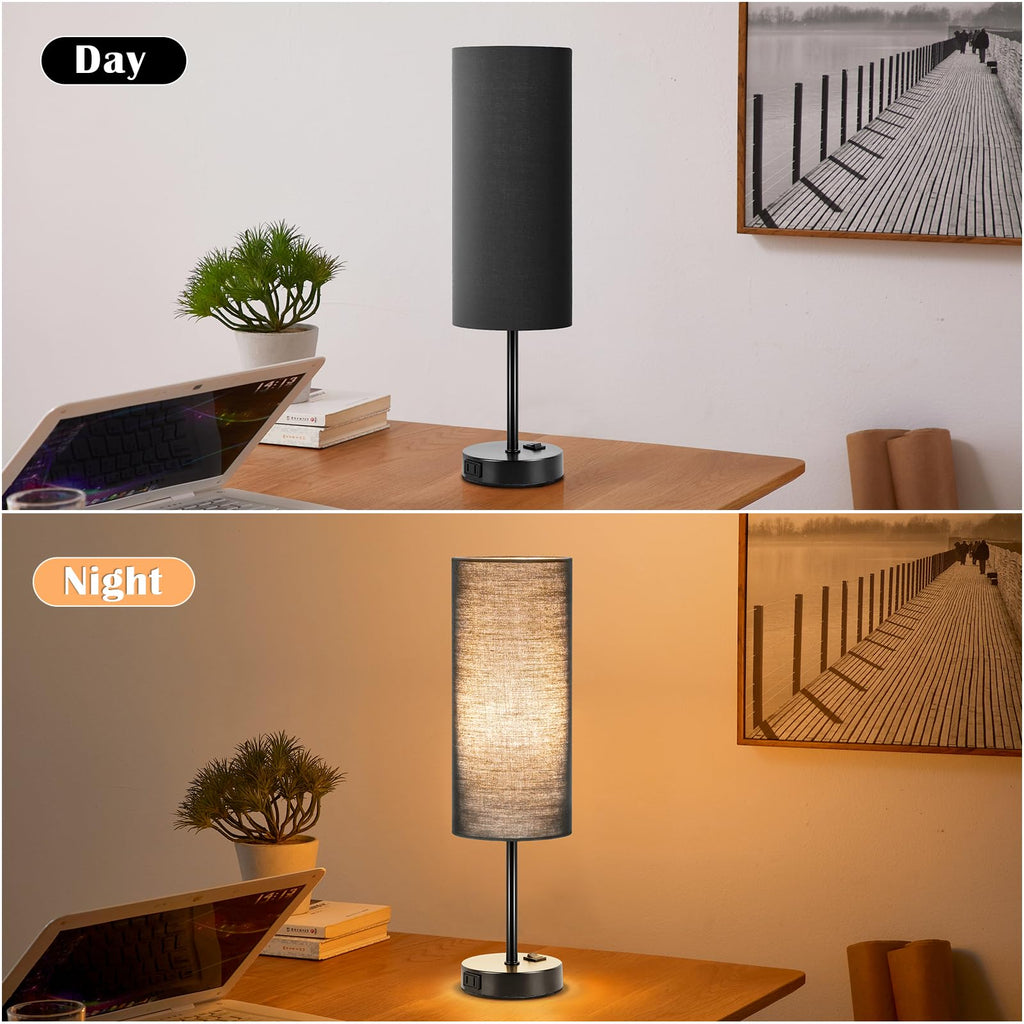 Table Lamps, 18in Bedside Lamps, 2700K/4000K/5000K