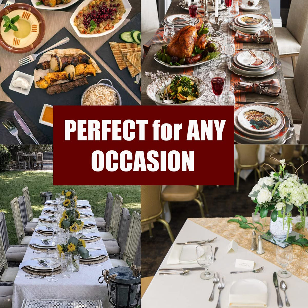 56 Pieces Mirror Rose Gold Silverware Service for 8 Flatware Set Stainless Steel Utensils Cutlery Set Dishwasher Safe