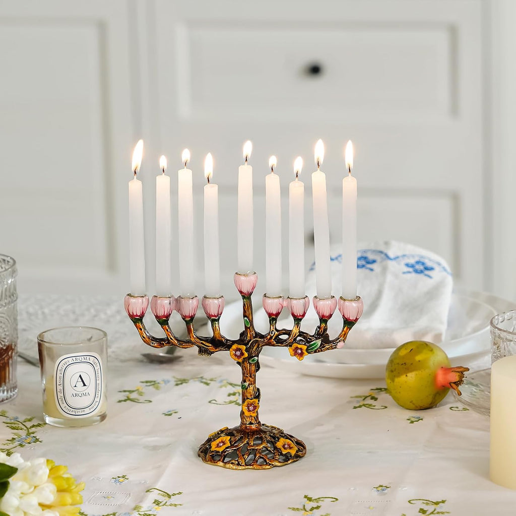 Hanukkah , Metal Jewish Candle