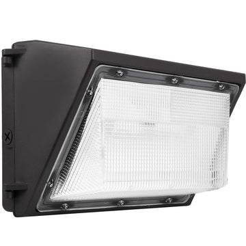 LED Wall Pack - 80W 5000K Commercial Outdoor Light Fixture, Dimmable, (Out-Door Security Porch Lighting for