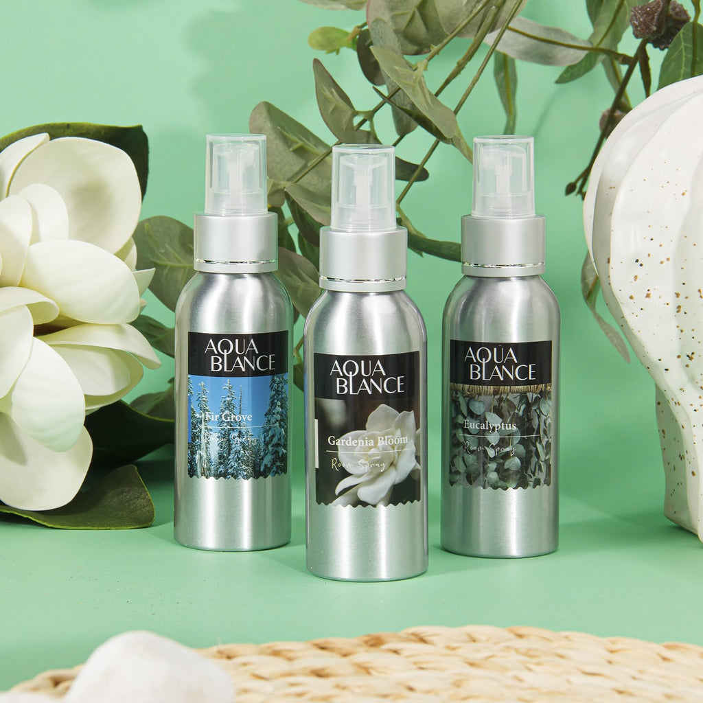 Fragrant Room Spray, Fir Grove, Eucalyptus Leaves, Gardenia, 3 x 3.4 fl oz