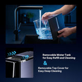 Nugget Ice Maker Countertop, Auto Drop Ice, Self Cleaning Ice Machine, 40 lbs/24H Soft Chewable Ice, Self Dispensing