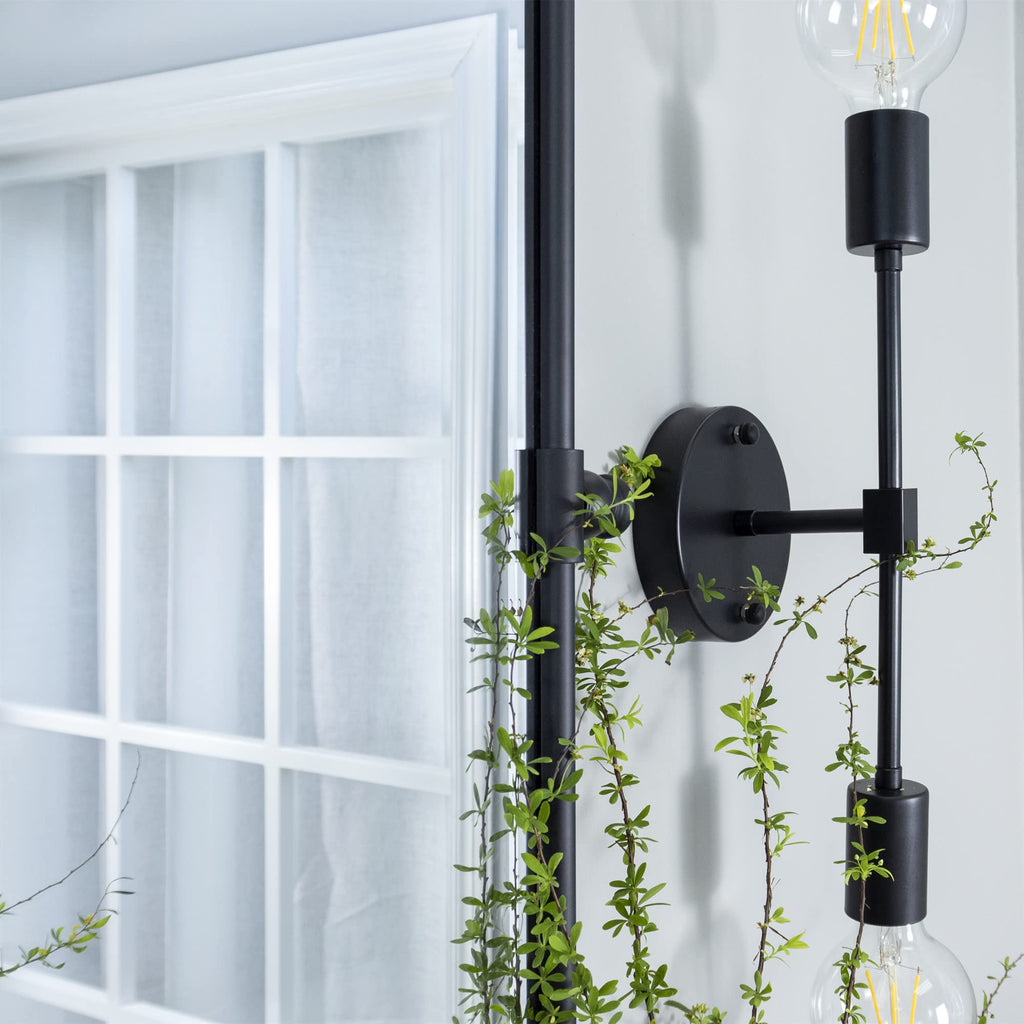 Pivot Mirror Matt Black Tilt Beveled Mirror Rectangle Bathroom Mirror Pivoting Metal Framed Vanity Mirrors for Wall