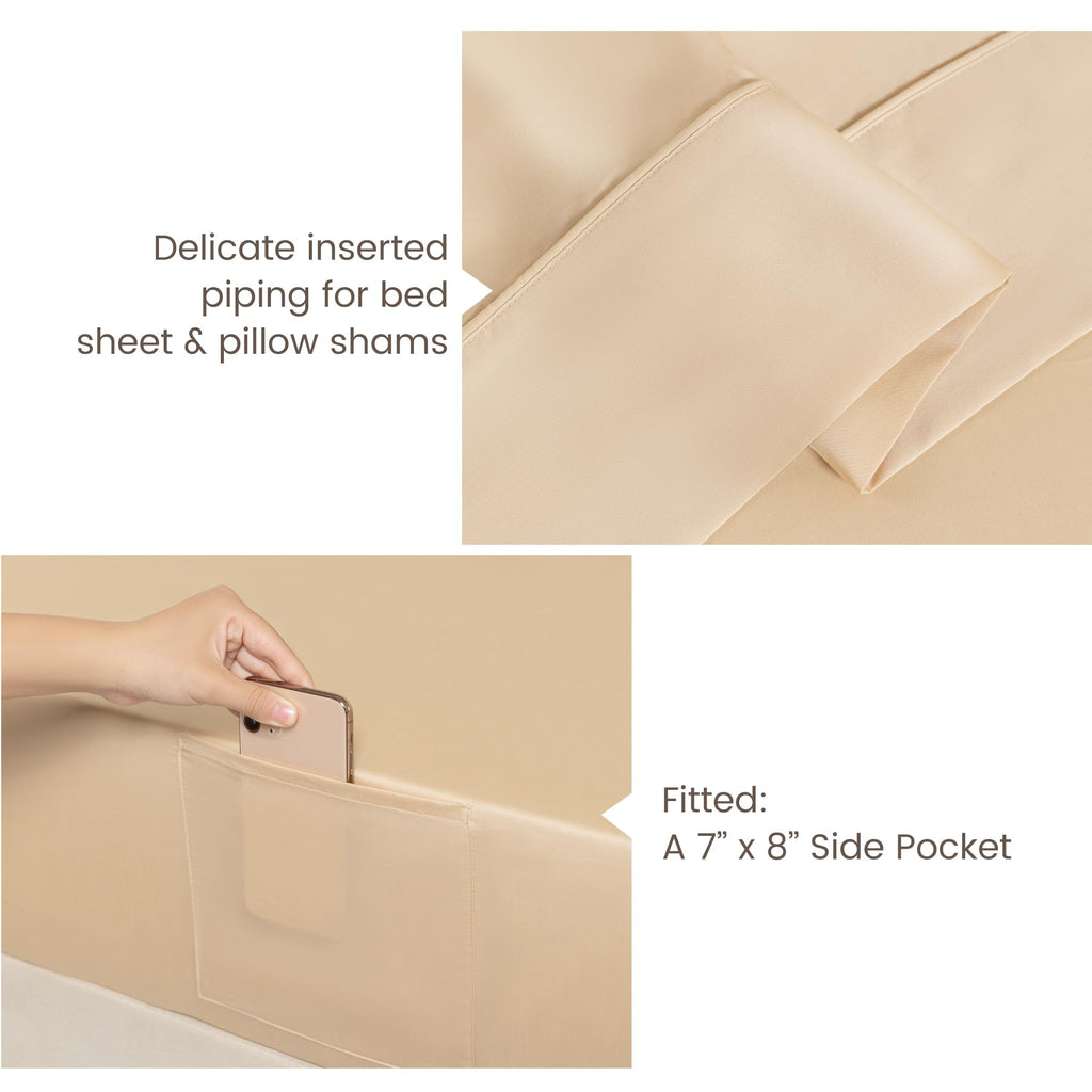 Full 100% Tencel Lyocell Sheet Set, 4 Piece