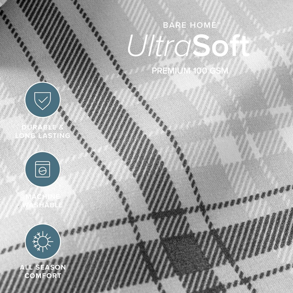 Comforter Set - Extra Long - Ultra-Soft - Goose Down Alternative - Premium 1800 Series - All Season Warmth