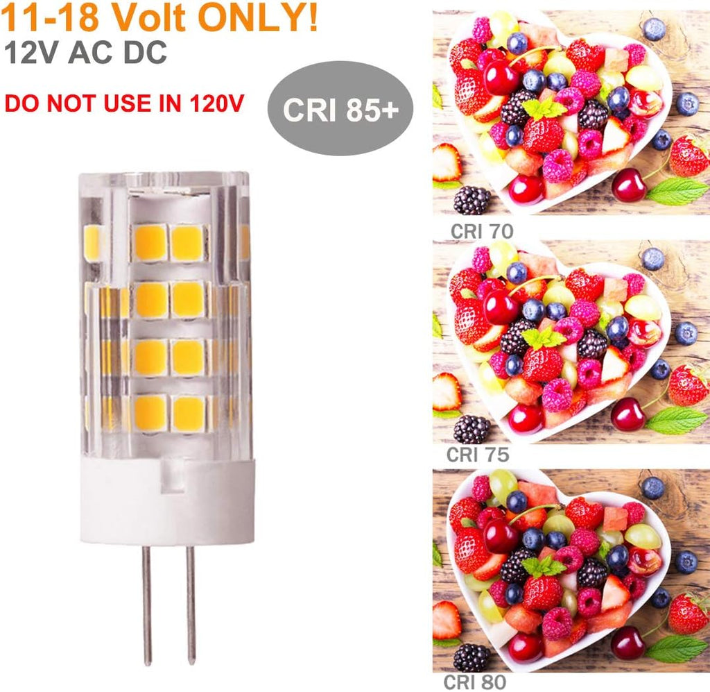 G4 3.5W LED Landscape Light Bulbs AC/DC12V Warm White 2700K
