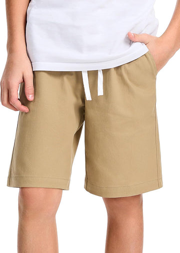 Boys School Uniform Shorts Stretch Chino Short