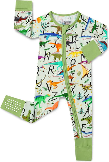 Bamboo Viscose Baby Footie Pajama, Zipper Sleeper Boys Girls