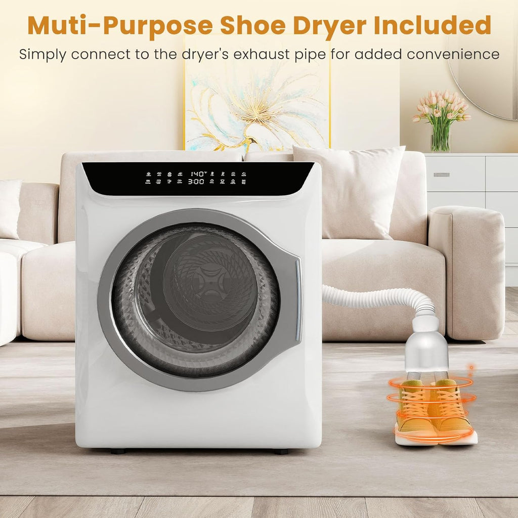 Portable Washer and Dryer Combo Set, 2.8 CU. FT. Portable Clothes Dryers with Boot Dryer, 28 lbs Fully Automatic