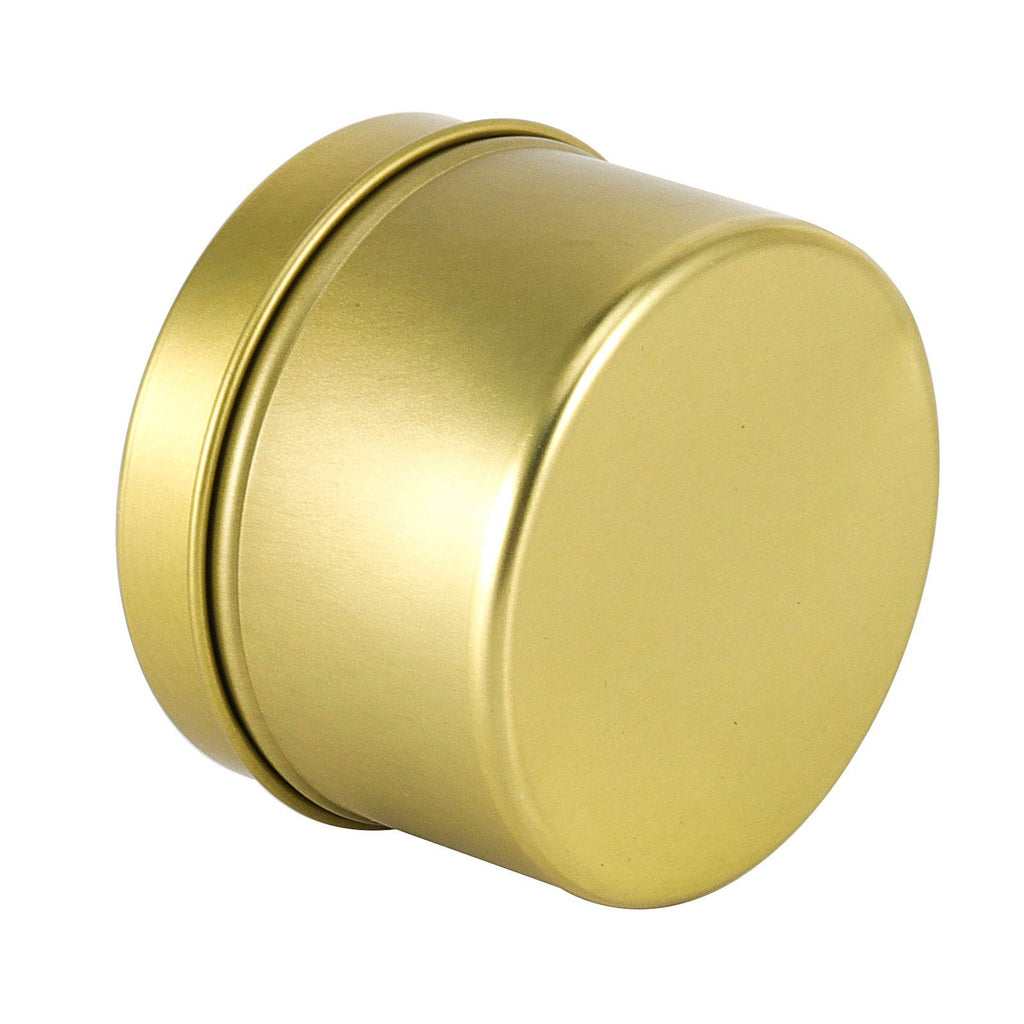 48 Pack 4oz Gold Metal Candle Jars with Lids