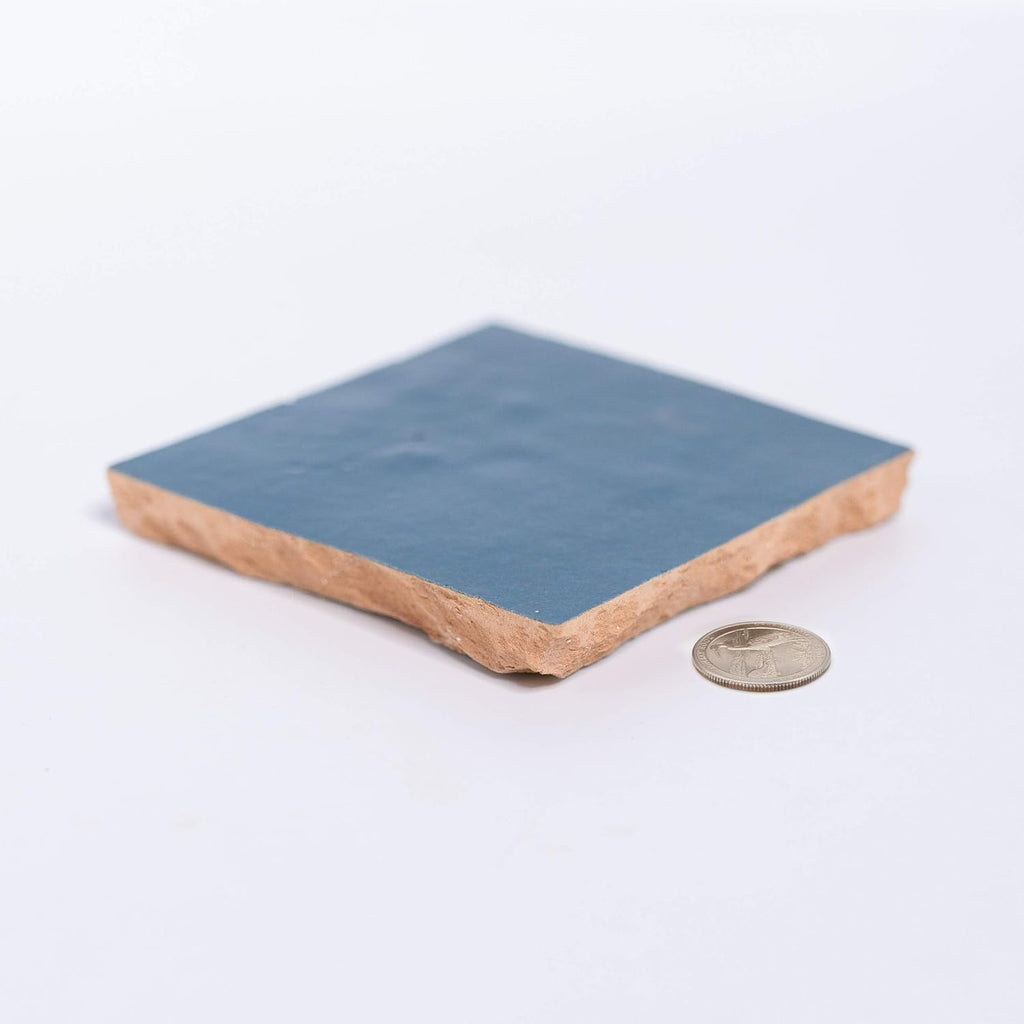 Mosaic & Tile House Handmade 4x4-in. Solid Color Marine Blue (MSC01-30)
