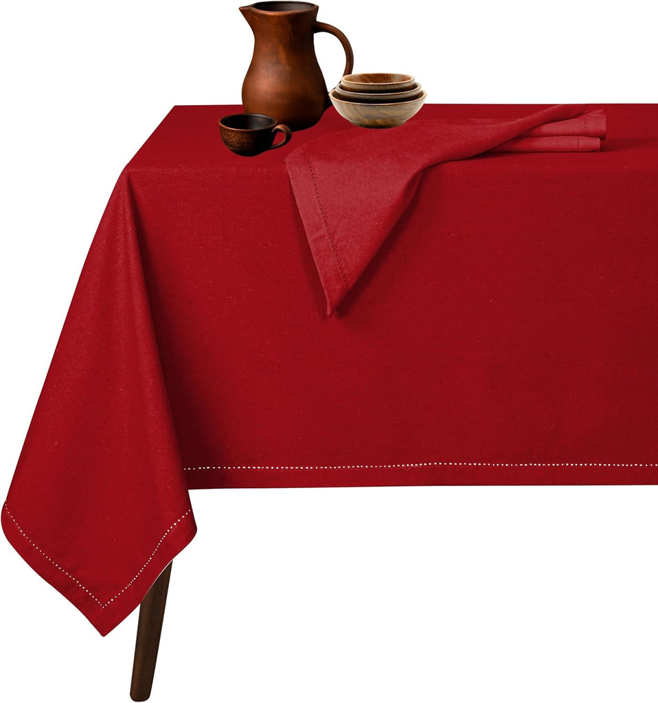 Cotton tablecloth - Red