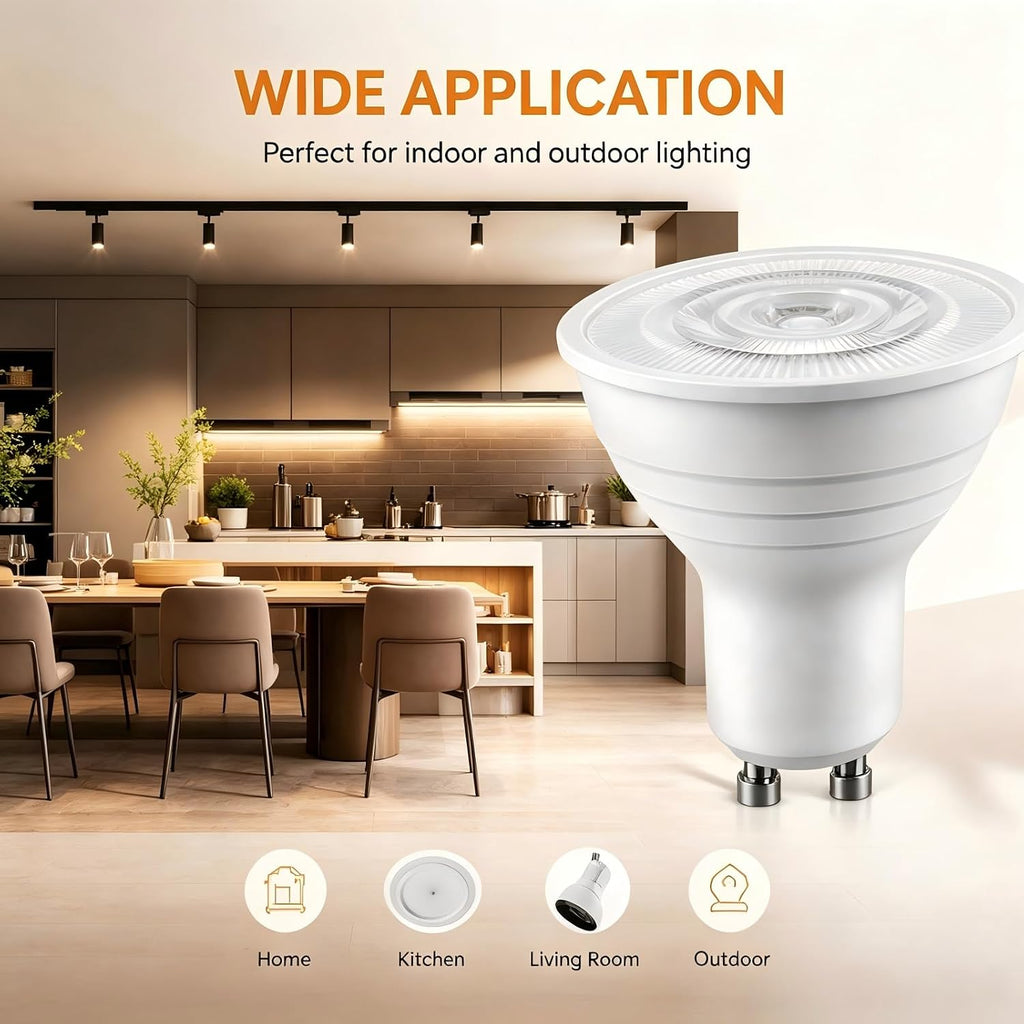 GU10 led Bulb dimmable 5W (50W Equiv),GU10 led Bulb Warm White - Ideal Track Light Bulbs & GU10 Light Bulb