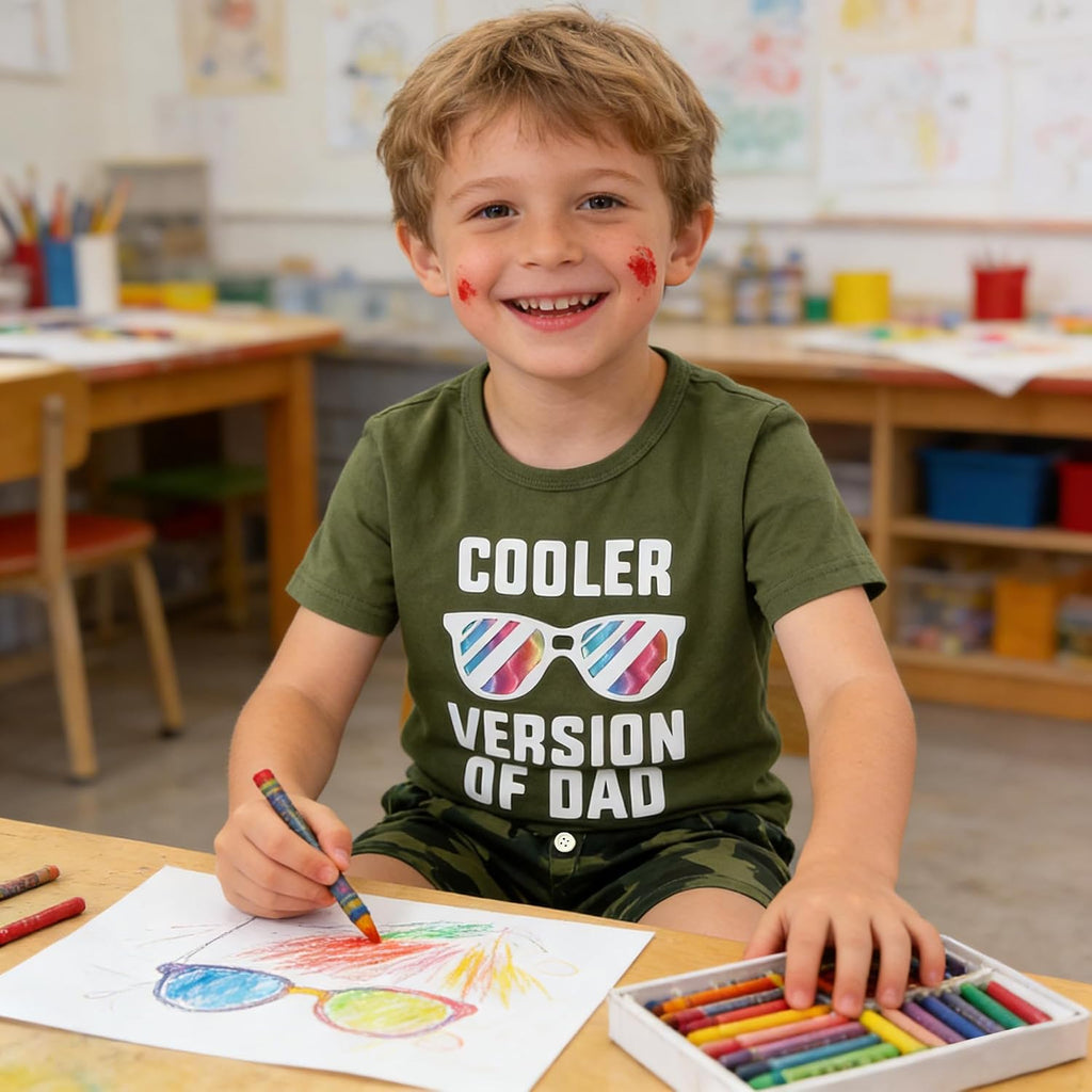 Toddler Baby Boys Summer Outfits 2 Piece Short Sleeve Graphic T Shirt and Shorts Set