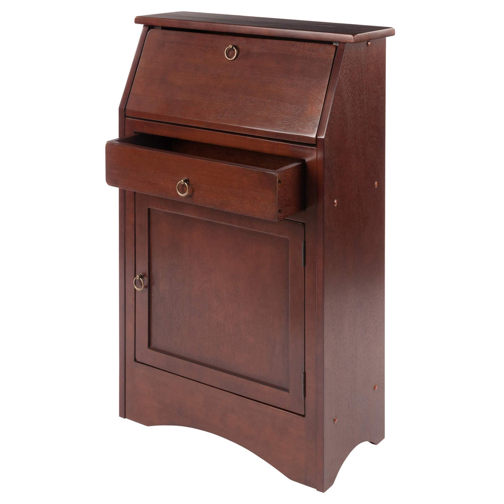 Regalia Secretary Desk, Antique Walnut