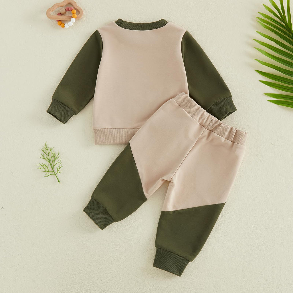 Toddler Clothes Piece Set Sweatshirts Jogger Pants Baby Boys Girls Outfit