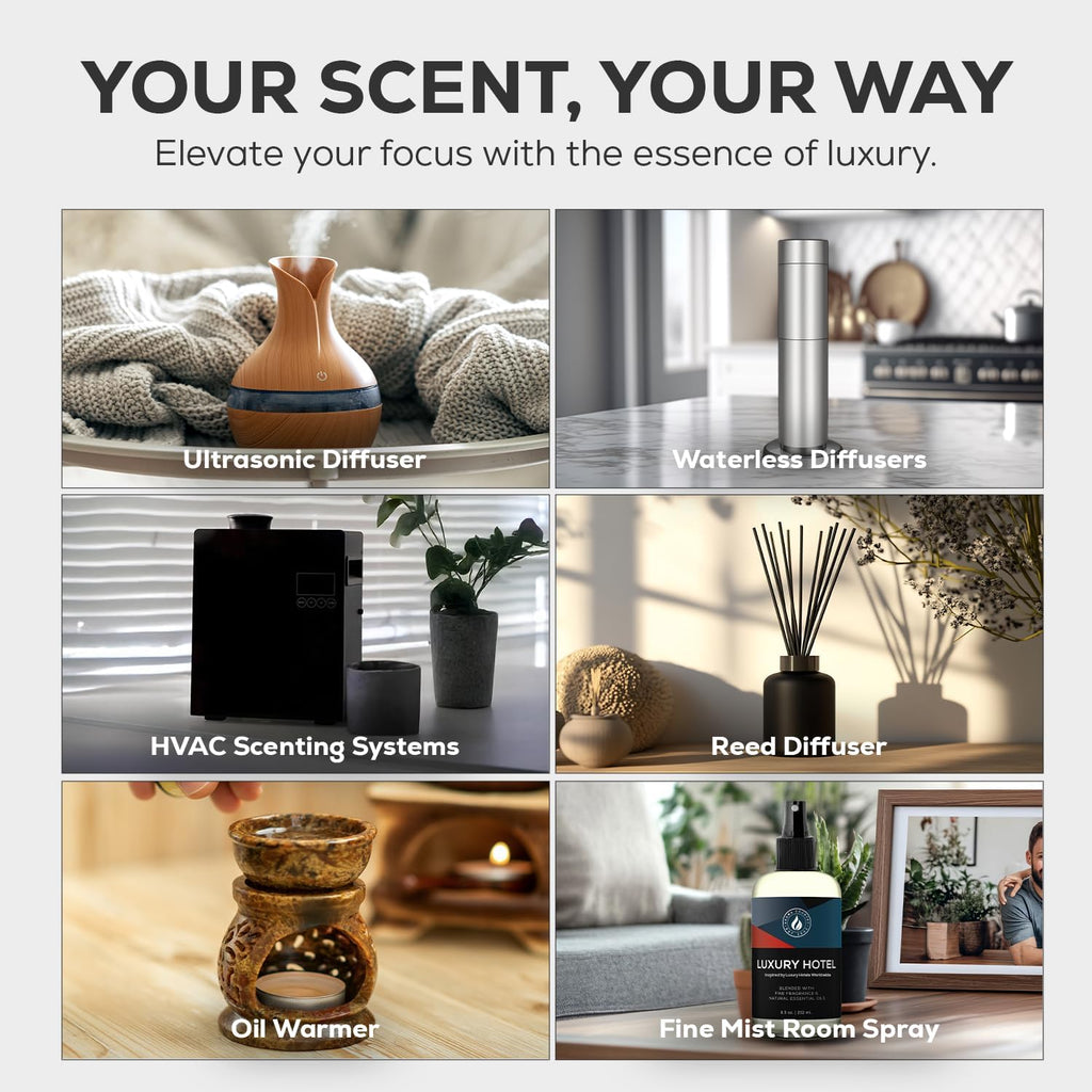 Ritzy Hotel Luxury Diffuser Oil Refill (8.5 Fl Oz) - Set of 85