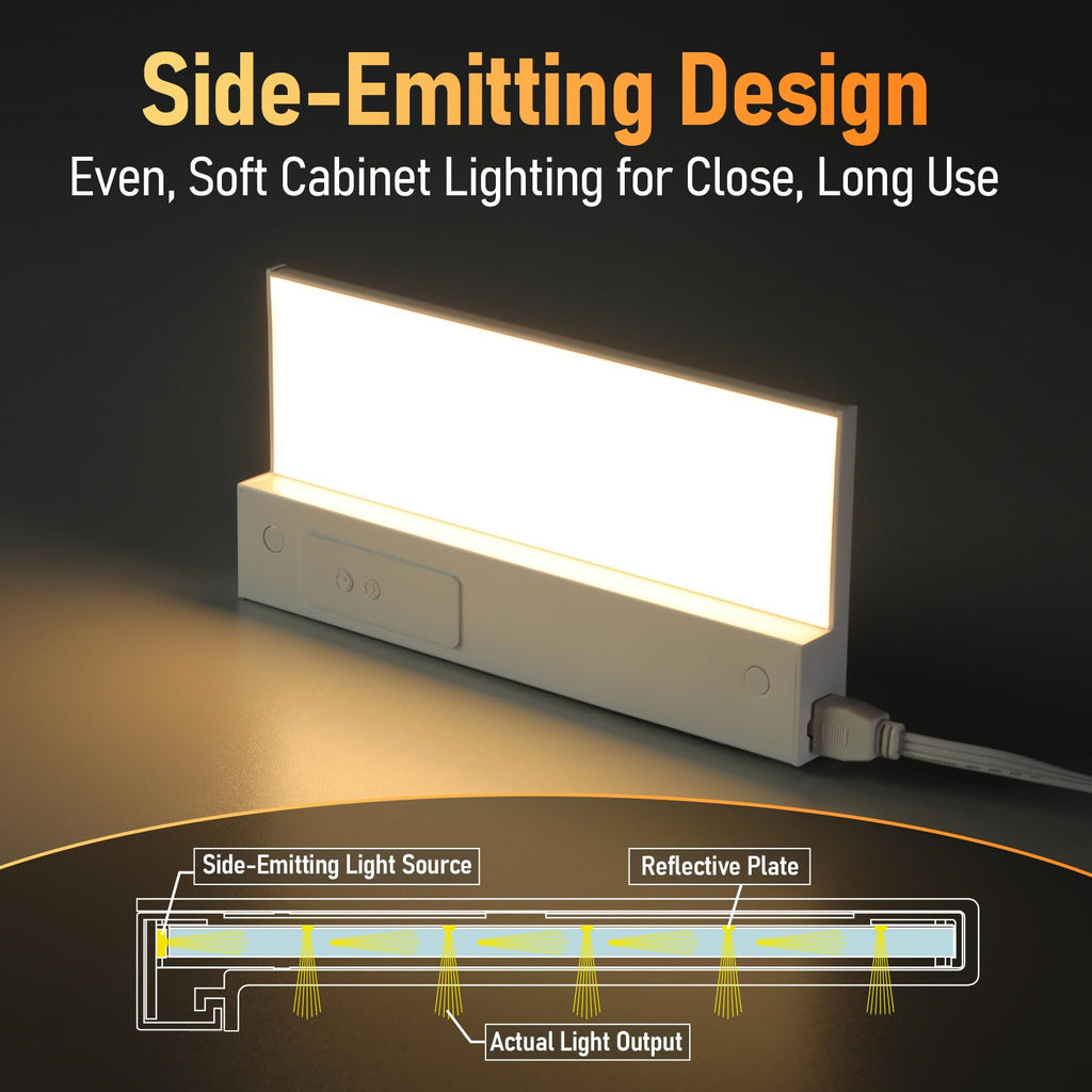 Ultra-Slim LED Under Cabinet Lighting Fits 12" Cabinets