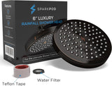 Shower Head - High Pressure Rain - Premium Quality Luxury Design